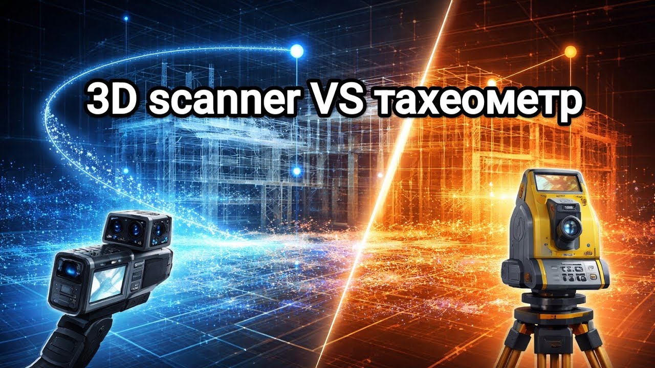 Video thumbnail: SLAM scanner vs total station